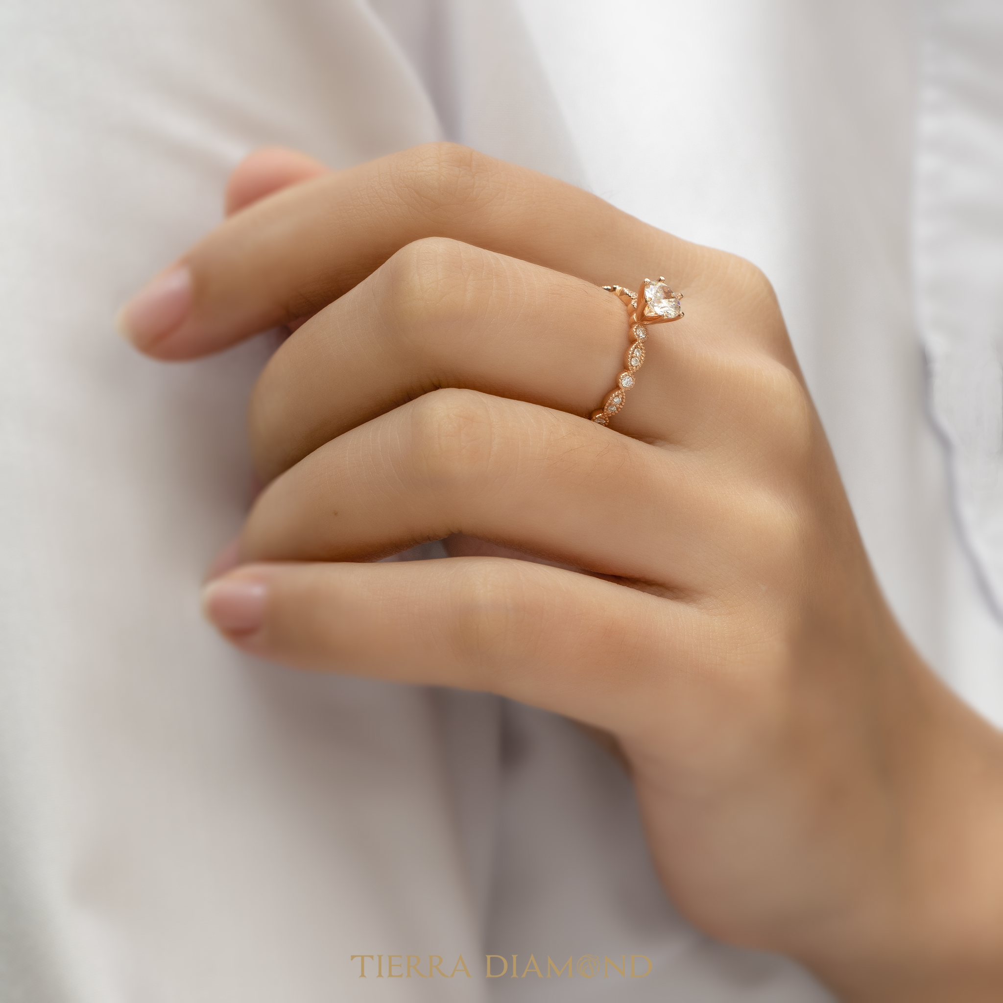 Solitaire Engagement Ring with Eternity Band NCH1801 6